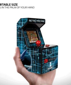 Alternative view of My Arcade Retro Machine Playable Mini Arcade: 200 Retro Style Games Built In, 5.75 Inch Tall, Powered by AA Batteries, 2.5 Inch Color Display, Speaker, Volume Control