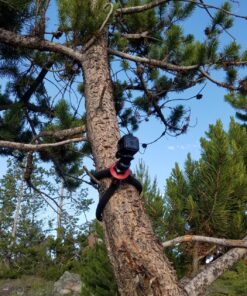 Tripod for iPhone, Fotopro Flexible Camera Tripod with Remote for iPhone 12 XS,Samsung, Waterproof and Anti-Crack Phone Tripod Stand for GoPro, Portable Travel Tripod for Live Streaming Vlogging Video Black and red 52 81fgaYXz7UL