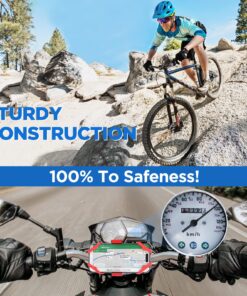 IPOW Motorcycle Phone Mount, Bike Phone Mount Holder, Universal Cell Phone Bicycle & Motorcycle Handlebar Phone Holder, Compatible with Smartphones 13/12/11/X/XR/XS/8/7,Galaxy S20/S10/S9 Black+Red 30 81fh4tOZ5lL 1