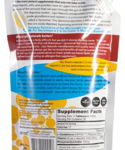 Lipo Naturals Liposomal Glutathione Complex Liquid (30 Doses) - Natural Formula Immunity + Liver Health + Anti-Aging Support with Vitamin C - Vegan, China-Free (15oz / 443ml) 6 81fhUVSs9WS