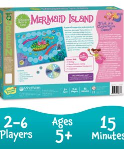 Peaceable Kingdom Mermaid Island Award Winning Cooperative Board Game for 2 to 6 Kids Ages 5+ Limited edition 16 81fheJaw1QL