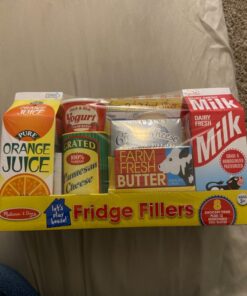 Melissa & Doug Fridge Groceries Play Food Cartons (8 pieces) Toy Groceries, Pretend Play Food, Play Kitchen Accessories For Kids Ages 3+ - FSC-Certified Materials 34 81fhjBazWeL