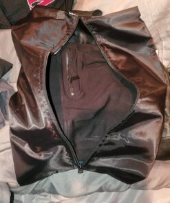 YAMIU Travel Shoe Bags Set of 4 Waterproof Nylon with Zipper for Men & Women, Black 4 Pack - Black 54 81fiBysgHsL