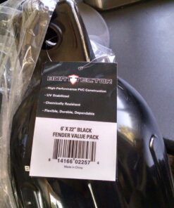 Extreme Max 3006.7204 BoatTector Inflatable Fender Value 2-Pack - 6.5" x 22", Black 6.5" x 22" 30 81fiVoJyy0L