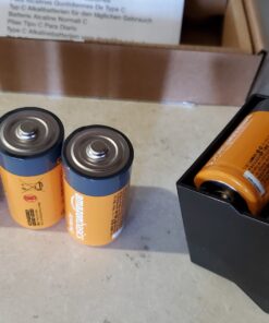 Amazon Basics 12-Pack C Cell Alkaline All-Purpose Batteries, 1.5 Volt, 5-Year Shelf Life 12 Count (Pack of 1) 33 81fj2Ym3QaL