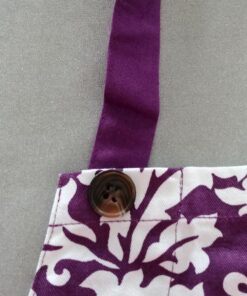 Yourtablecloth Cotton Damask Kitchen Apron with Pockets for men and women, quality apron for grilling, cooking, restaurant Eggplant 13 81fkQCDrDlL