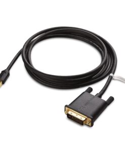 Alternative view of Cable Matters Mini DisplayPort to DVI Cable (Mini DP to DVI Cable) in Black 6 Feet - Thunderbolt and Thunderbolt 2 Port Compatible 6 ft
