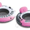 Intex River Run I Inflatable Water Lounge Tube 1-Person, Pink 58828EP (2 Pack) 37 81fmmPUkg L