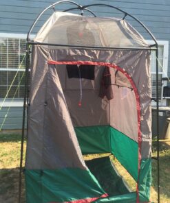 Texsport Portable Outdoor Camping Shower Privacy Shelter Changing Room, Gray, 1 Count (Pack of 1) 61 81fo8d5NOqL