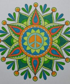 Fun & Funky Coloring Book Treasury: Designs to Energize and Inspire (Design Originals) 208 Pages with 96 Groovy One-Side-Only Designs on Extra-Thick Perforated Paper in a Handy Spiral Lay-Flat Binding 44 81fodi7q2vL