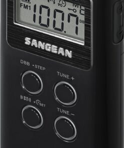 Alternative view of Sangean DT-180 AM / FM Pocket Radio BLACK
