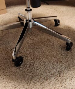 The Original Office Chair Caster Wheels Rollerblade Style (Set of 5), Safe for All Floors & Hardwood, Replacement for Desk Floor Mat, Universal Fit Modern 29 81fq9xs7VZL