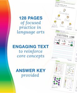 Spectrum Language Arts Kindergarten Workbook, Ages 5 to 6, Language Arts Kindergarten, ELA Writing and Grammar Practice With Writer's Guide and Answer Key - 128 Pages 21 81fqCgaEkWL