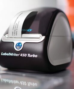 DYMO Label Printer | LabelWriter 450 Turbo Direct Thermal Label Printer, Fast Printing, Great for Labeling, Filing, Mailing, Barcodes and More, Home & Office Organization 450 Turbo Machine 27 81fsnrq1XWL