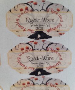 Avery Scallop Oval Labels for Laser & Inkjet Printers, 2-1/4" x 1-1/8", 525 Kraft Brown Labels (22855) 19 81fstMlpSML