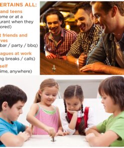 Alternative view of Keychain Metal Spinning Top + Snaphook for Daily Carry. Spins Forever (up to 6:01 Min). Self-Balancing Spinning Top Toy. Unique Gift for Men/Women - Adults, Teens, Kids. EDC Spin Top Gyroscope Tops