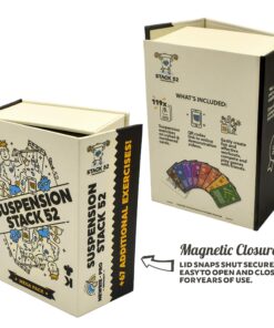 Stack 52 Suspension Exercise Cards. Compatible with All Suspension Trainers. Suspended Bodyweight Resistance Workout Game. Video Instructions Included. Fun Home Fitness Program. 2019 Mega Pack 9 81ftOne6EkL