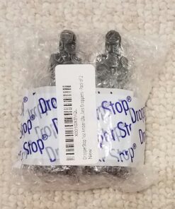 DropperStop 1oz Amber Glass Dropper Bottles (30mL) with Tapered Glass Droppers - Pack of 2 24 81fuZoTLWWL