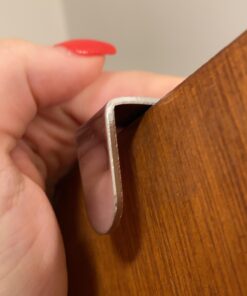 iDesign York Lyra Steel Over-The-Door 6-Hook Storage Rack - 8.38" x 5.25" x 11", Chrome 28 81fujPNGQ4L