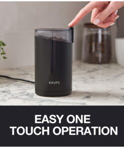 Krups Coffee and Spice Grinder 12 Cup Easy to Use, One Touch Operation 200 Watts Dry Herbs, Nuts Black Blade Grinder 23 81fvwby0XUL