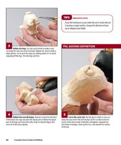 Complete Starter Guide to Whittling: 24 Easy Projects You Can Make in a Weekend (Fox Chapel Publishing) Beginner-Friendly Step-by-Step Instructions, Tips, and Ready-to-Carve Patterns for Toys & Gifts 23 81fwGBkXYBL 2
