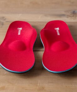 WAKI HOME Orthotics Insoles/Inserts/Pads with Arch Supports for Flat Feet,Plantar Fasciitis,Feet Pain,Pronation,Metatarsal Support for Men and Women Red US Men 7-7 1/2---Women 9-9 1/2 (10.25")(260MM) 12 81fwKrH7AHL 1