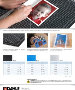 Dahle Vantage 10670 Self-Healing Cutting Mat, 9"x12", 1/2" Grid, 5 Layers for Max Healing, Perfect for Crafts & Sewing, Black 16 81fxWpu DpL