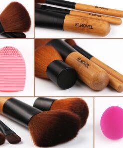 Makeup Brushes Convenient To Carry Made With Bamboo Handle and Animal Cruelty Free Soft Bristle (4 pieces) 15 81fxty0kueL