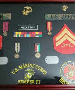 DisplayGifts Collector Medal Lapel Pin Shadow Box Display Case Holder Cabinet Shadow Box PC01 Cherry Finish 23 81fyt4tG9PL