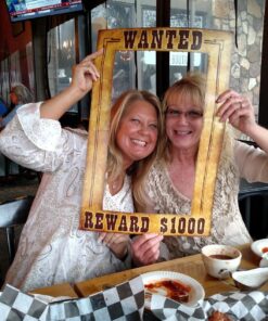 Beistle Wanted Photo Booth Fun Selfie Frame Western Party Supplies, 15.5" x 23.5", Multicolored 31 81fzeoGKmDL