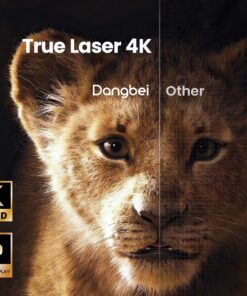 Dangbei Mars Pro 4K Projector, DLP Projector with Android 4GB+128G, 2x10W HiFi Speakers, Auto Focus, Keystone HDR10 Home Theater 28 81g0RRae41L