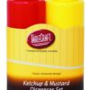 TableCraft 112KM Nostalgia 2-Piece Ketchup and Mustard Dispenser Set, 12-Ounce Red/Yellow 11 81g0trJjbML
