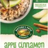Nature's Path Organic Apple Cinnamon Instant Oatmeal, 48 Packets, Non-GMO, 35g Whole Grains, 5g Plant Based Protein 12 81g2r7O0N6L
