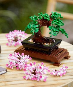 LEGO Icons Bonsai Tree Building Set 10281 - Featuring Cherry Blossom Flowers, DIY Plant Model for Adults, Creative Gift for Home Décor and Office Art, Botanical Collection Design Kit 23 81g3YSvD00L