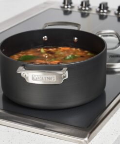 Viking Culinary Hard Anodized Nonstick Cookware Set, 10 Piece, Dishwasher, Oven Safe, Works on All Cooktops including Induction 22 81g3YwHeNrL