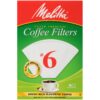 Melitta #6 Cone Coffee Filters, White, 40 Count (Pack of 12) 480 Total Filters 5 81g4VlGewiL