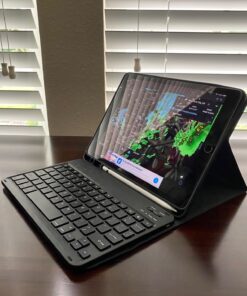 CHESONA Keyboard Case for iPad 9th Generation 2021 10.2 Inch, Detachable Wireless with Pencil Holder Stand Folio Keyboard Cover for New iPad 9th Gen/8th Gen/7th Gen 10.2", Black 9th/8th/7th -Black 37 81g4omGOllL