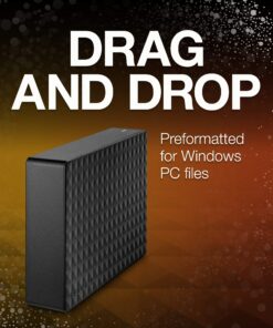 Seagate Expansion 5TB Desktop External Hard Drive USB 3.0 (STEB5000100),Black HDD 22 81g4y4SPocL