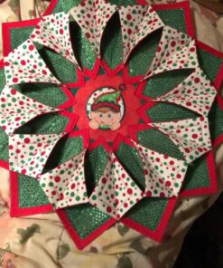 Poorhouse Quilt Designs Fold'n Stitch Wreath Ptrn 18 81g5kxc9JL