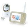 Infant Optics DXR-8 480p Video Baby Monitor, Non-WiFi Hack-Proof FHSS Connection, Interchangeable Lenses, Pan Tilt Zoom, LED Sound Bar, Night Vision, and Two-way Talk, low battery 19 81g5ls7JhTL