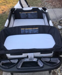 Graco Pack 'n Play Day2Dream Travel Bassinet Playard Features Portable Bassinet Diaper Changer and More (Lo, Lo, W/Fold Flat Bassinet) 47 81g6b3XPML