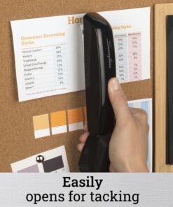 Swingline Stapler, Office Desk Stapler, 20 Sheet Paper Capacity, Durable, Heavy Duty Stapler for Office Desktop or Home Office Supplies, Black (64601) 13 81g6dsdR12L