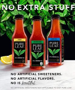 Pure Leaf Iced Real Brewed Black Tea, Extra Sweet, 18.5 Fl Oz (Pack of 12) 18.5 Fl Oz Bottles (Pack of 12) 14 81g6sWSn wL