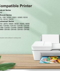 Alternative view of 98 95 Ink Cartridges Combo Pack Remanufactured Ink for HP 98 95 Work with Officejet 150 100 6310 H470, PhotoSmart 8050 C4180 C4150 D5160, Deskjet 460 5940 (Black, Tri-Color,2 Pack)