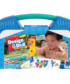 Educational Insights Design & Drill Take-Along Toolkit, 66 Piece Set with Drill Toy, Kids Drill Sets, STEM Toy, for Boys & Girls, Ages 3+ 15 81g795jrL
