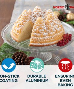 Nordic Ware Pine Forest Bundt Pan, Silver 38 81g7SS SWL