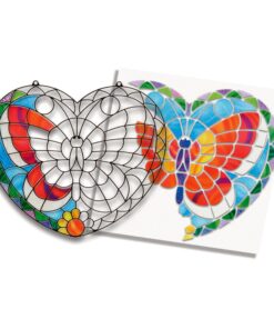 Melissa & Doug Stained Glass Made Easy Activity Kit: Butterfly - 140+ Stickers - Kids Sticker Stained Glass Craft Kit; Sun Catchers For Kids Ages 5+ 21 81g8v7Wf3cL