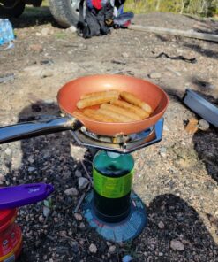 Coleman Bottletop Propane Camping Stove, Portable 1-Burner Adjustable Stove with Wind Baffles, Pressure Regulator, and 10,000 BTUs of Power; Great for Camping, Hiking, Backpacking, & More 32 81g9Jb2pTSL