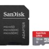 SanDisk Ultra 32GB microSDHC UHS-I Card with Adapter, Silver, Standard Packaging (SDSQUNC-032G-GN6MA) 16 81g9RVJxoZL