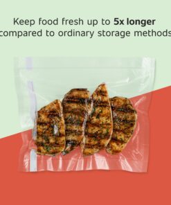 Alternative view of FoodSaver Vacuum Sealer Bags, Rolls for Custom Fit Airtight Food Storage and Sous Vide, 8" x 20' (Pack of 3) 3 rolls (Pack of 1) 3-Pack Seal Roll